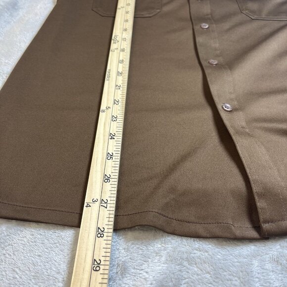 Vintage 70s Sears‎ Kings Road Shirt Mens Size Large Disco Rockabilly Polo Retro - Picture 6 of 7